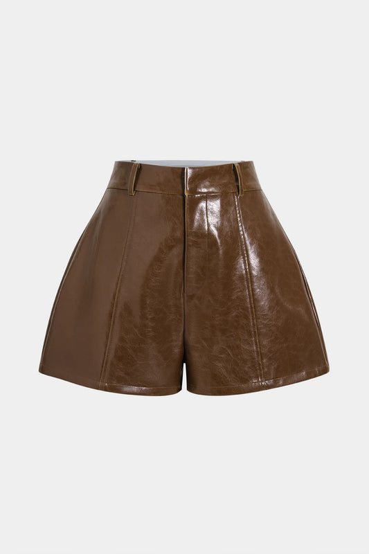 Lux Faux Leather Shorts