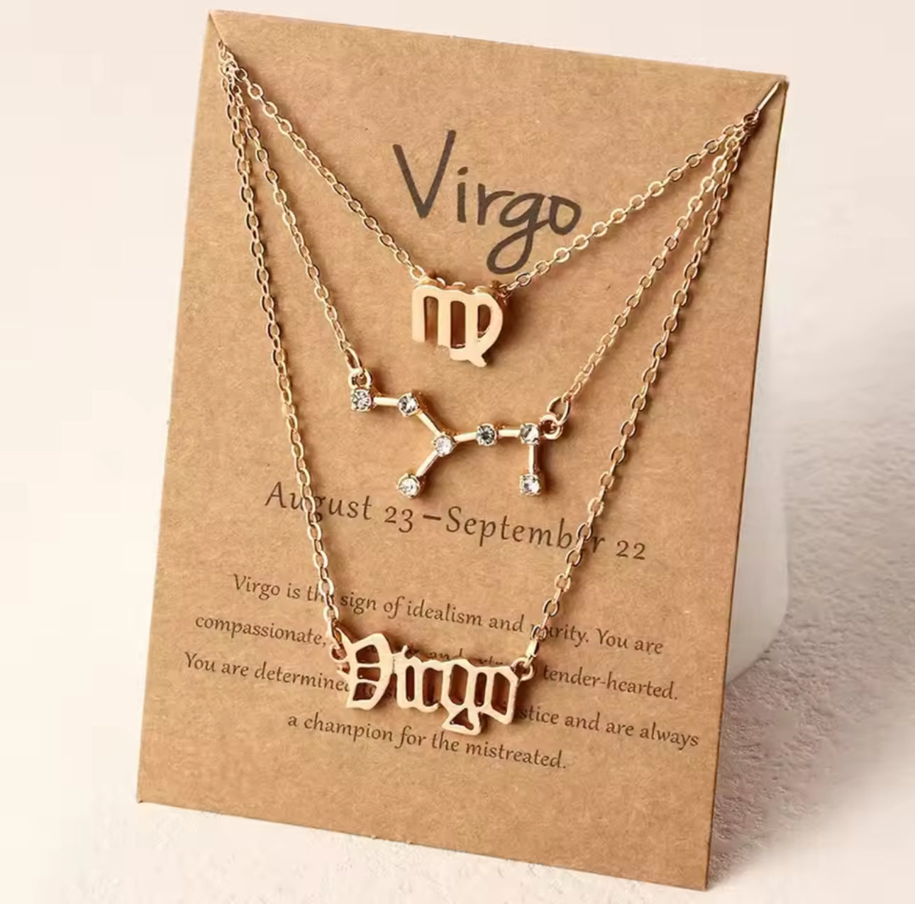Elite Zodiac Necklace Set