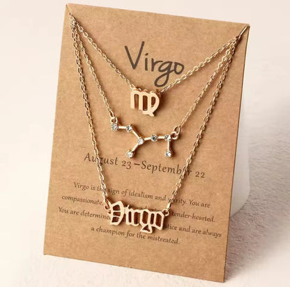 Elite Zodiac Necklace Set