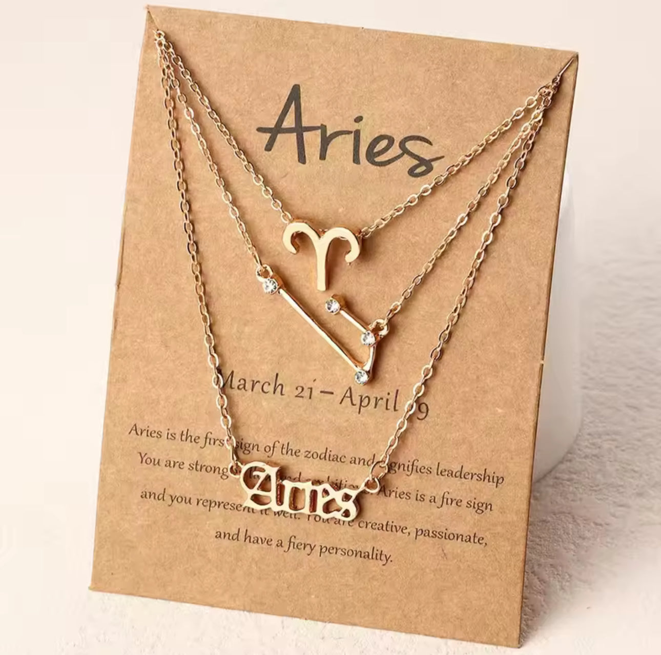 Elite Zodiac Necklace Set