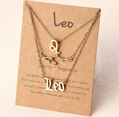 Elite Zodiac Necklace Set
