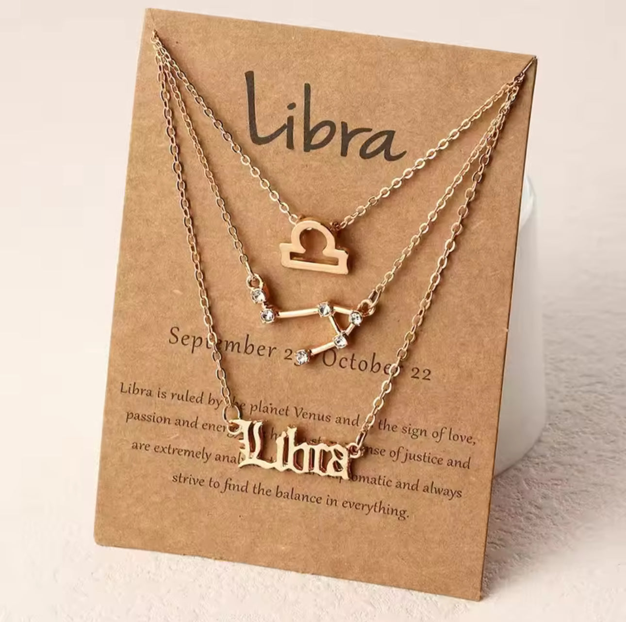Elite Zodiac Necklace Set