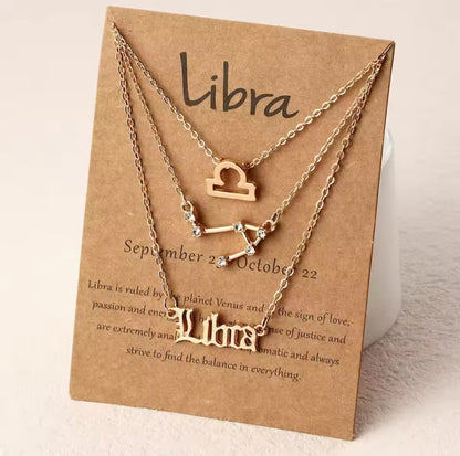 Elite Zodiac Necklace Set