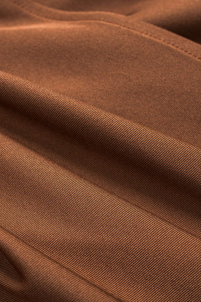 Sculpted Belt Midi Skirt