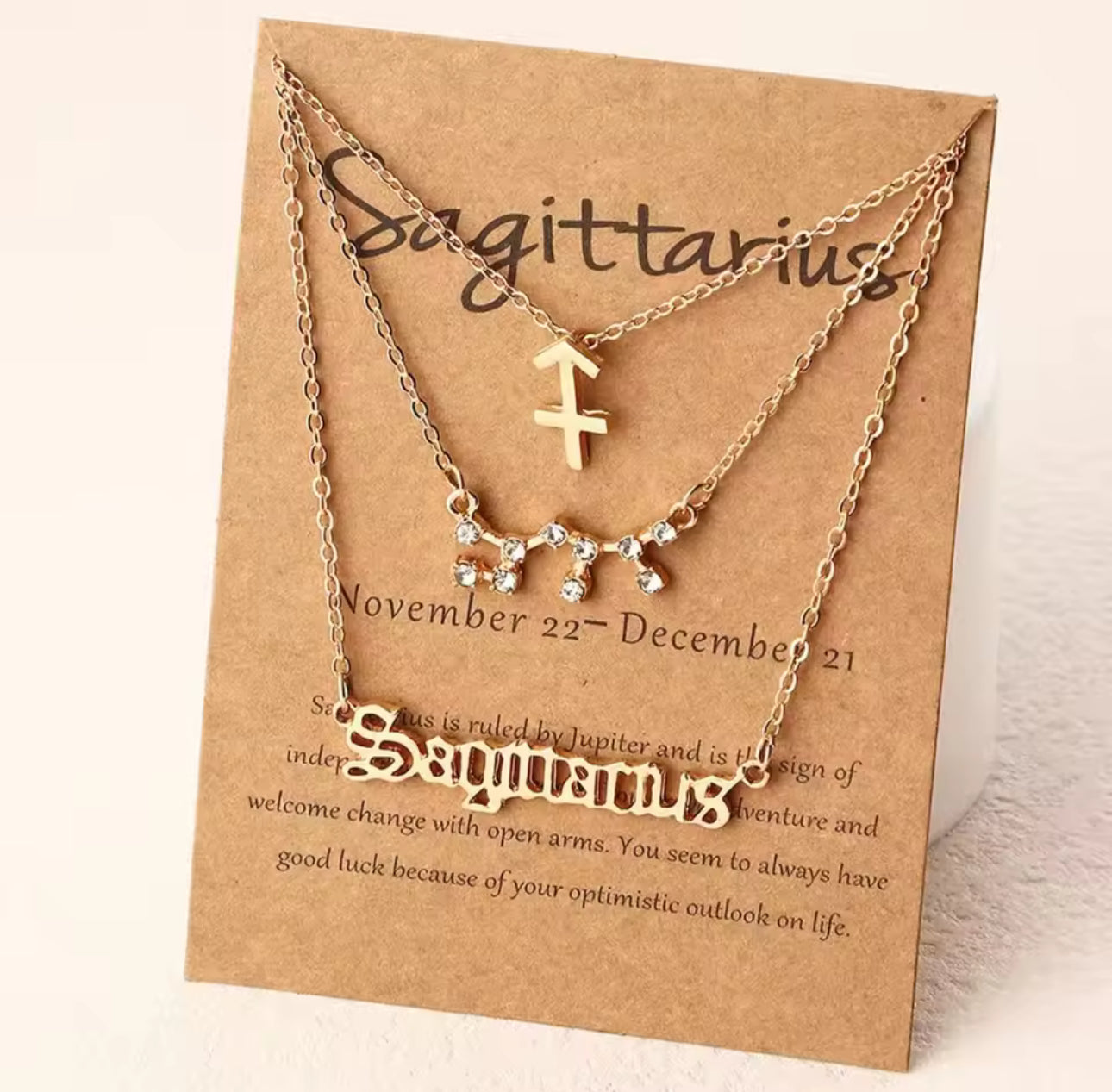 Elite Zodiac Necklace Set
