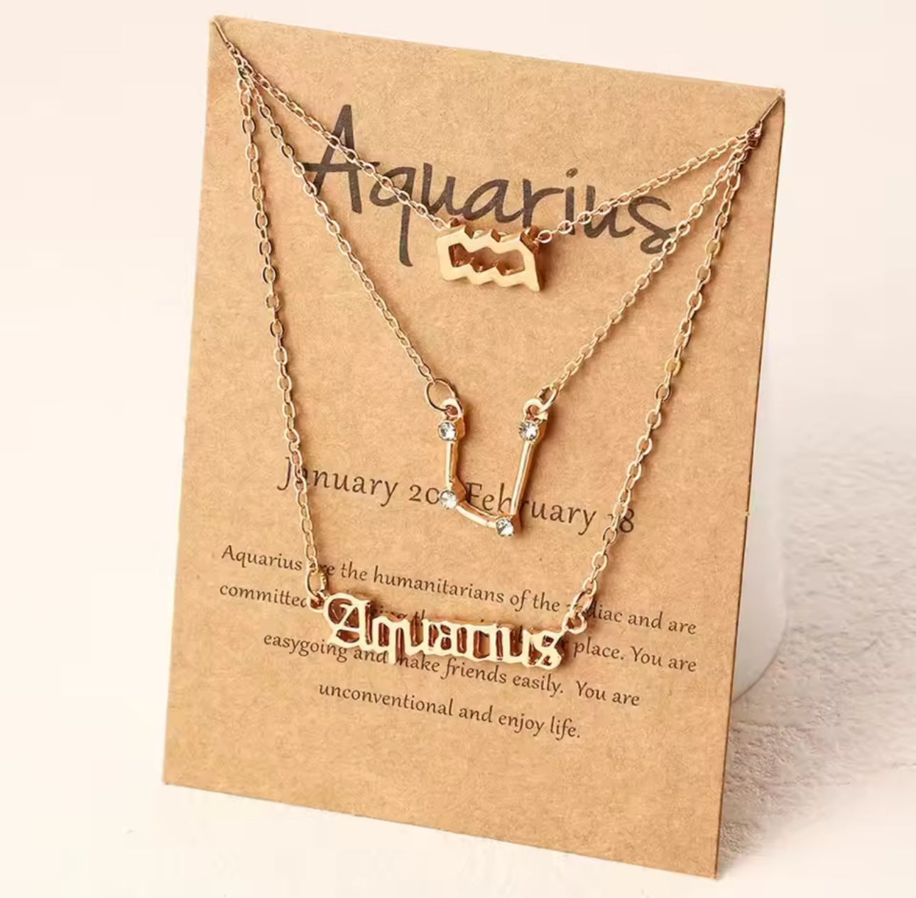 Elite Zodiac Necklace Set