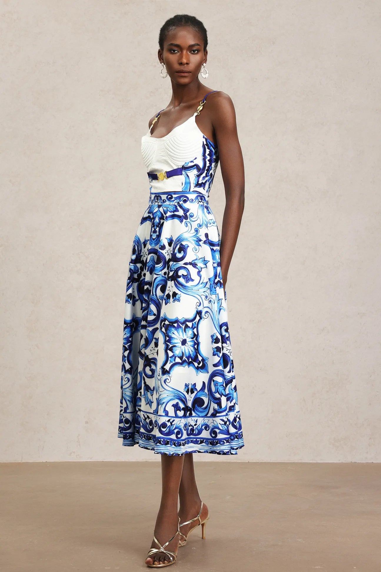 Midnight in Mykonos Skirt Set