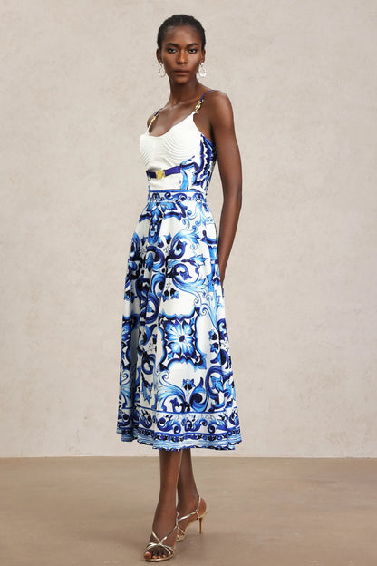 Midnight in Mykonos Skirt Set