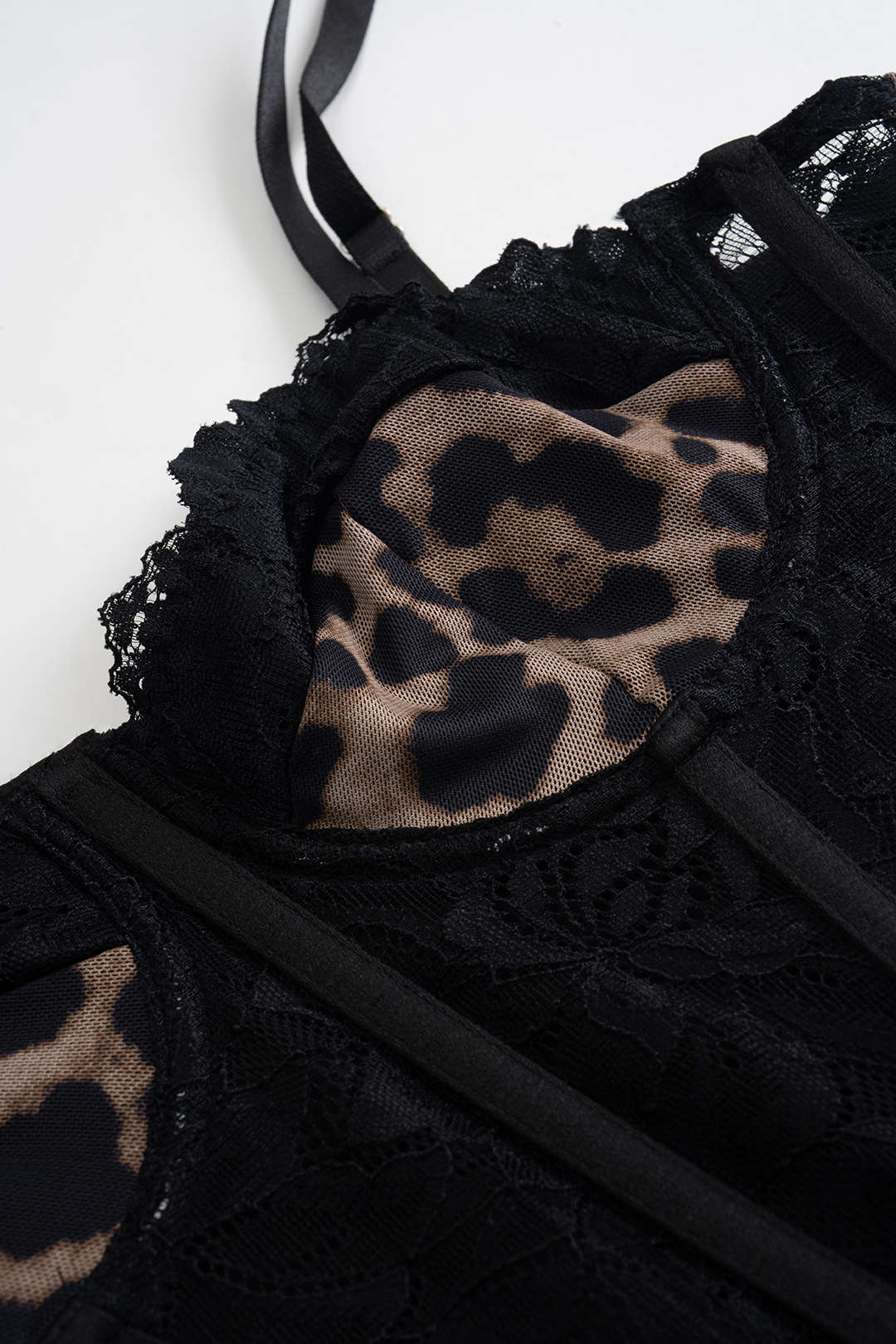 Leopard Print Bustier Maxi Dress