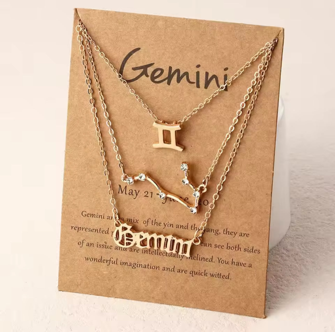 Elite Zodiac Necklace Set
