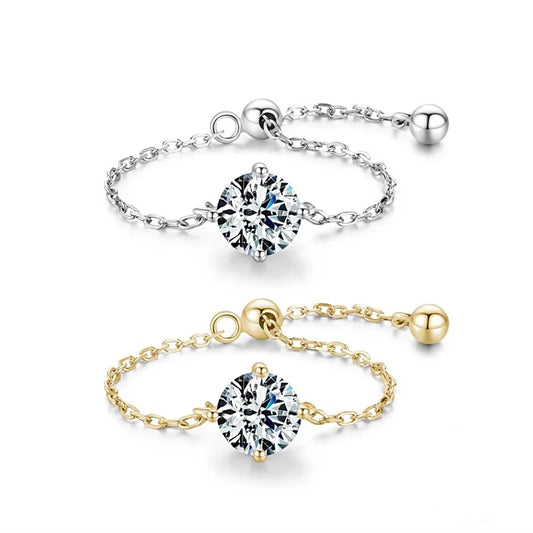 Erica Adjustable Chain Ring