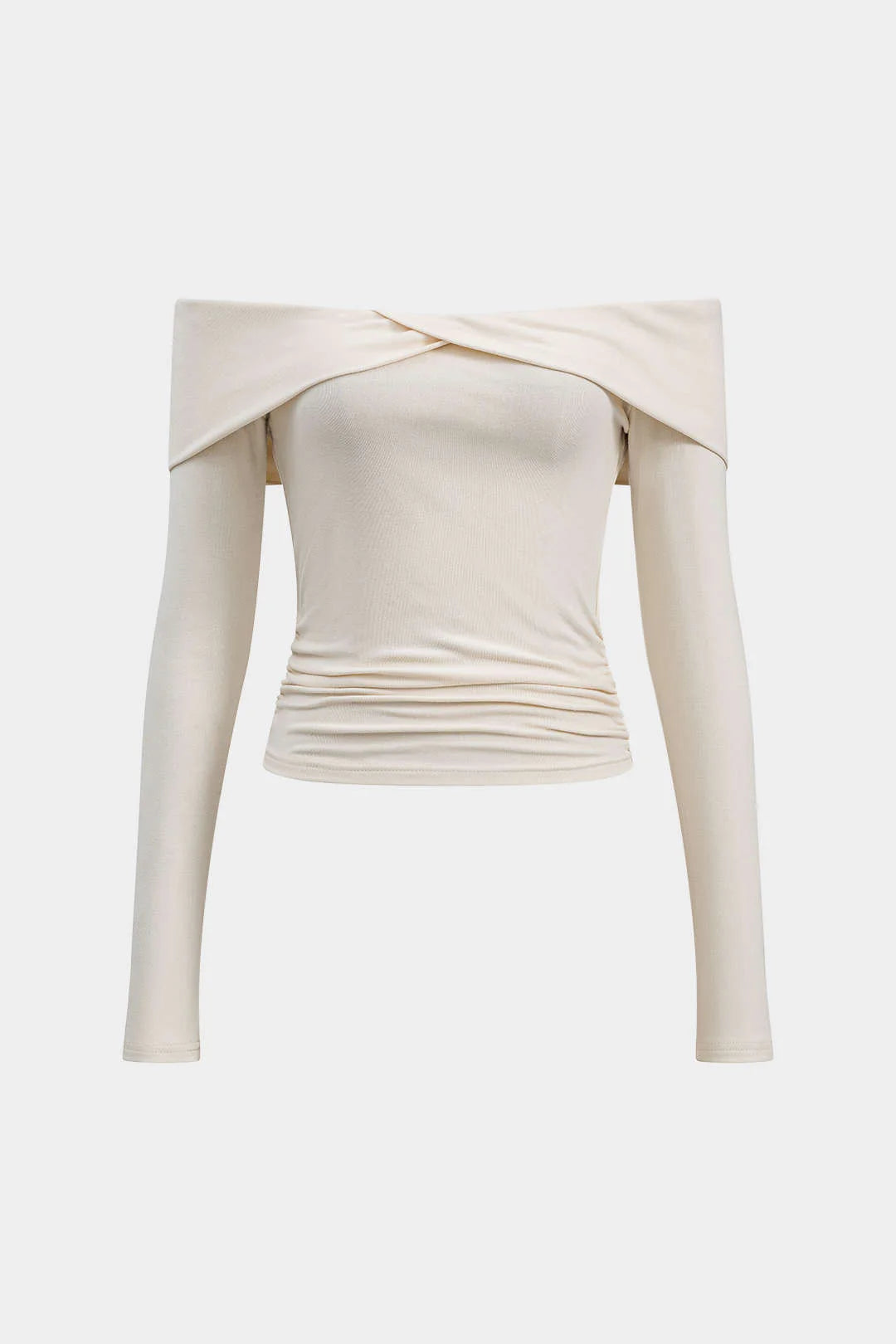 Ivory Muse Off-Shoulder Top