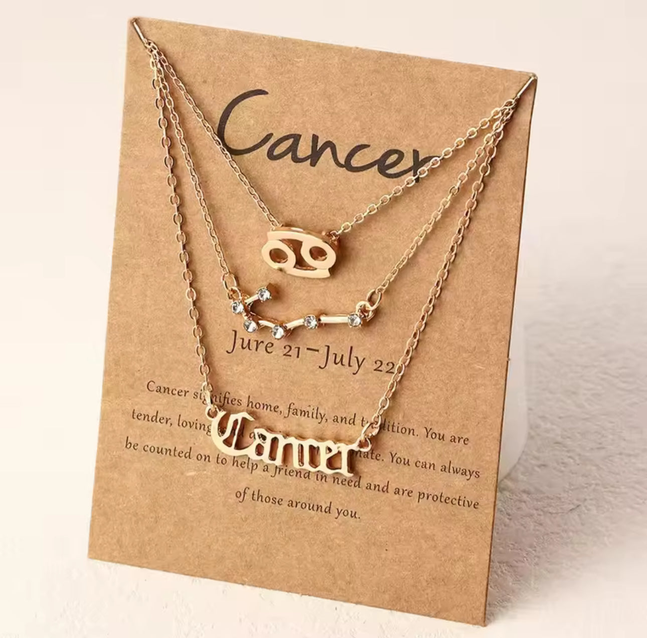 Elite Zodiac Necklace Set