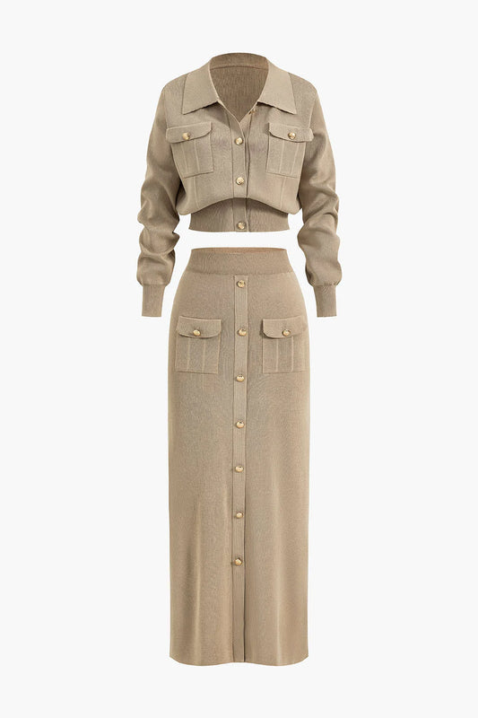Timeless Knit Skirt Set