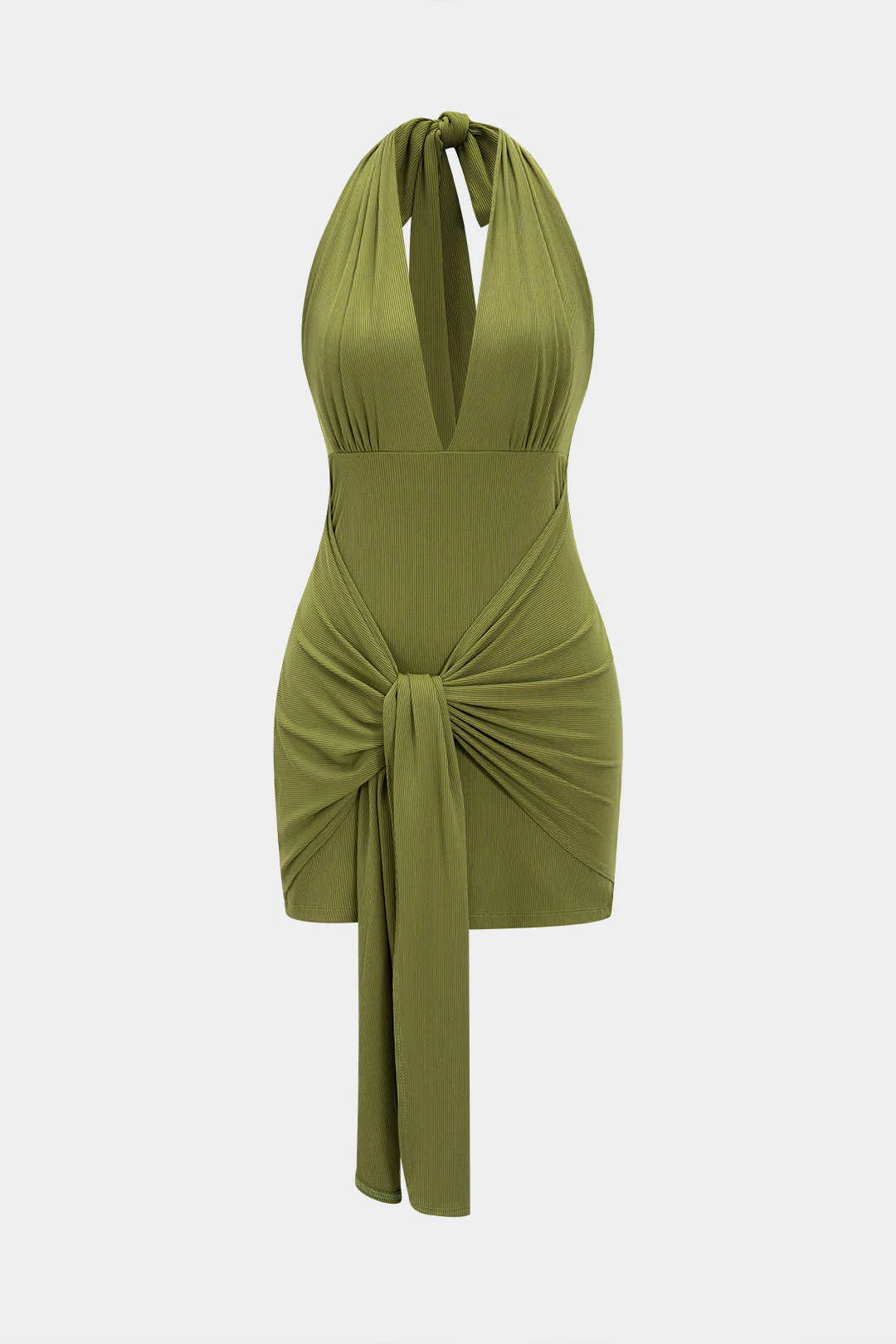 Olive Mirage Maxi Dress