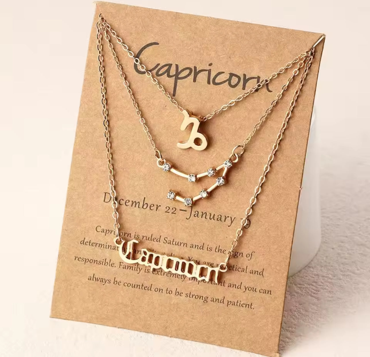 Elite Zodiac Necklace Set